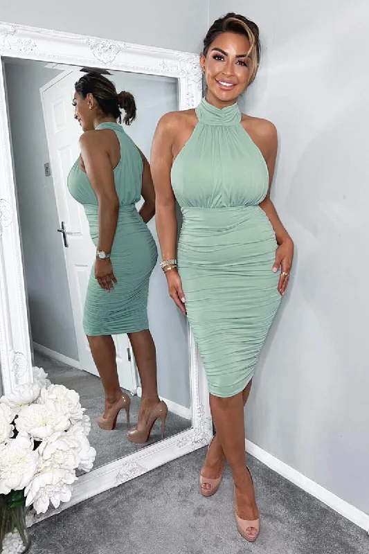 Plus Size Women Dress with a Flattering A - Line Cut for Comfort and StylePlus Size Women Dress with a Flattering A - Line Cut for Comfort and StyleDuck Egg Ruched High Neck Midi Dress Plus Size Women Dress with a Flattering A - Line Cut for Comfort and StylePlus Size Women Dress with a Flattering A - Line Cut for Comfort and StyleDuck Egg Ruched High Neck Midi Dress