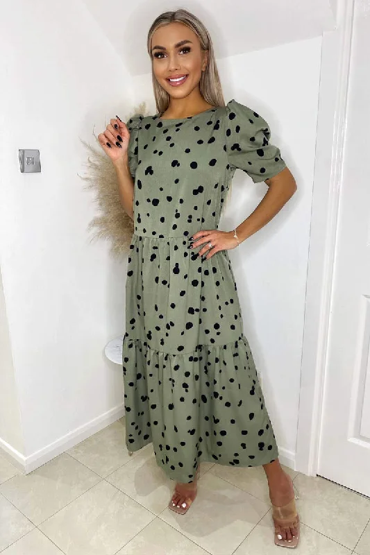 Long - Sleeve Women Dress in Velvet for a Luxurious Winter LookLong - Sleeve Women Dress in Velvet for a Luxurious Winter LookKhaki Polka Dot Short Sleeve Tiered Midi Dress Long - Sleeve Women Dress in Velvet for a Luxurious Winter LookLong - Sleeve Women Dress in Velvet for a Luxurious Winter LookKhaki Polka Dot Short Sleeve Tiered Midi Dress