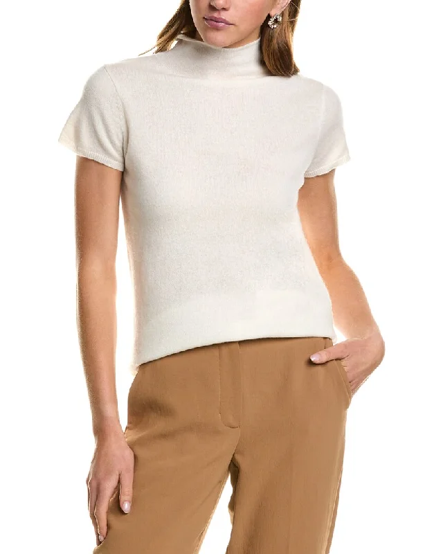 Hand - Knitted Women Sweater with Artisanal CharmHand - Knitted Women Sweater with Artisanal CharmInCashmere Turtleneck Cashmere T-Shirt Hand - Knitted Women Sweater with Artisanal CharmHand - Knitted Women Sweater with Artisanal CharmInCashmere Turtleneck Cashmere T-Shirt