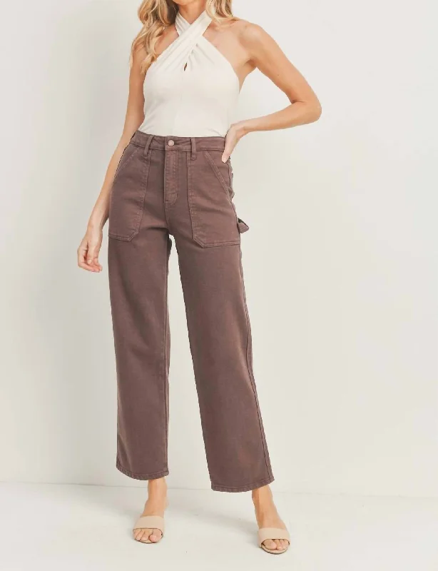 Skinny women jeans with a form - fitting design Carpenter Jeans In Espresso